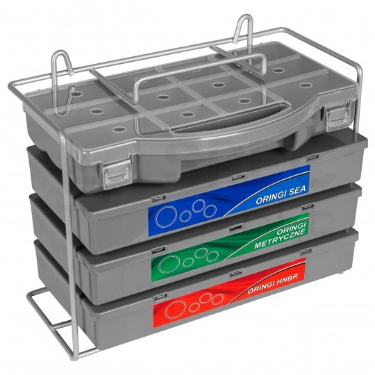 Zestaw uszczelek oringów olejoodpornych 900 szt Kraft&Dele