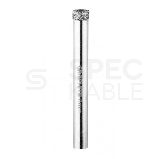 Zestaw wierteł diamentowych z prowadnicą do obróbki twardych materiałów 5-12mm w walizce 5szt. GRAPHITE 55H541