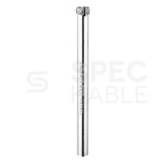Zestaw wierteł diamentowych z prowadnicą do obróbki twardych materiałów 5-12mm w walizce 5szt. GRAPHITE 55H541