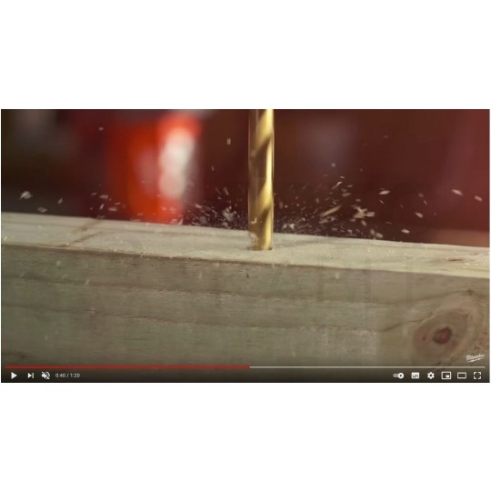 Zestaw wierteł do metalu 10 sztuk HSS-G Tin 3-10mm Shockwave MILWAUKEE