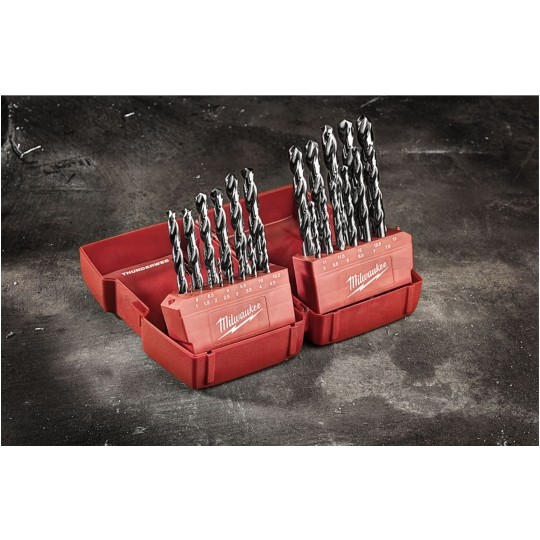 Zestaw wierteł do metalu 25szt. HSS-G 1-13mm MILWAUKEE