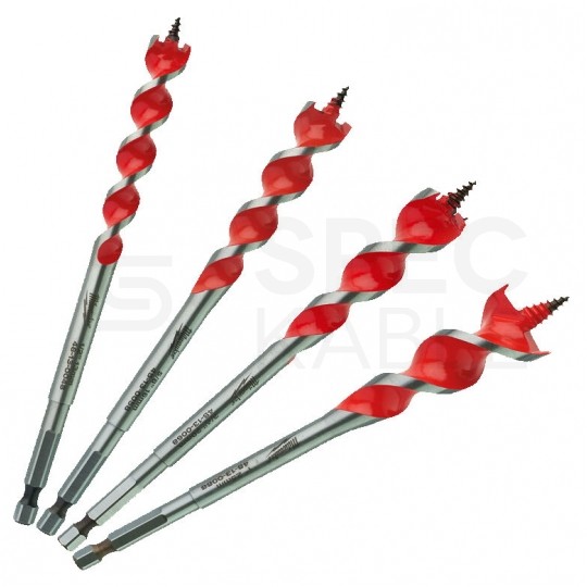 Zestaw wierteł samoposuwnych do drewna 13-25mm 4szt. SPEED FEED MILWAUKEE