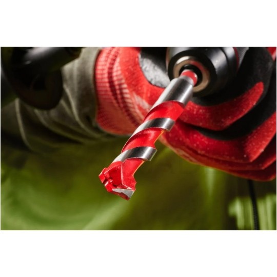 Zestaw wierteł uniwersalnych do betonu, cegły, kamienia 4-12mm w kasecie 8szt. Shockwave Impact Duty MILWAUKEE