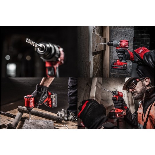 Zestaw wierteł uniwersalnych do betonu, cegły, kamienia 4-12mm w kasecie 8szt Shockwave Impact Duty MILWAUKEE