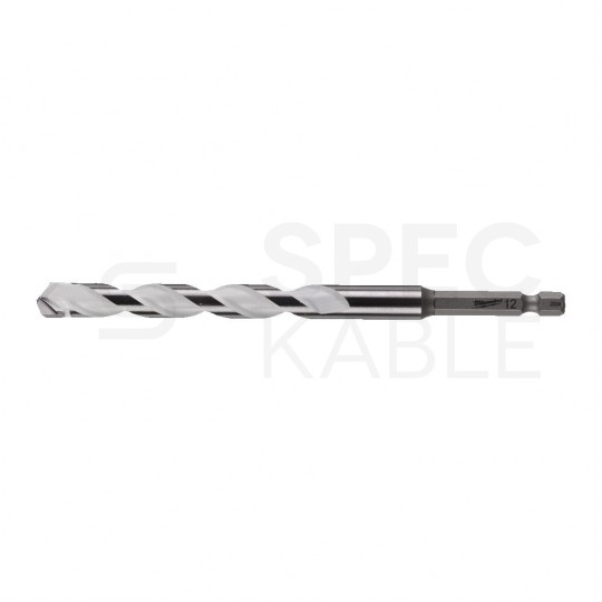 Zestaw wierteł uniwersalnych do betonu, cegły, kamienia 4-12mm w kasecie 8szt Shockwave Impact Duty MILWAUKEE