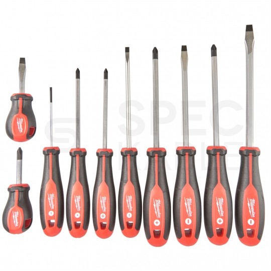 Zestaw wkrętaków 10szt. PZ+ PH + SL MILWAUKEE