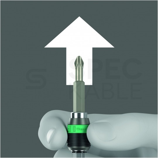 Zestaw wkrętaków 17 sztuk: rękojeść z funkcją grzechotki + 16 trzpieni Kraftform Kompakt Vario RA-R 1 Kraftform WERA