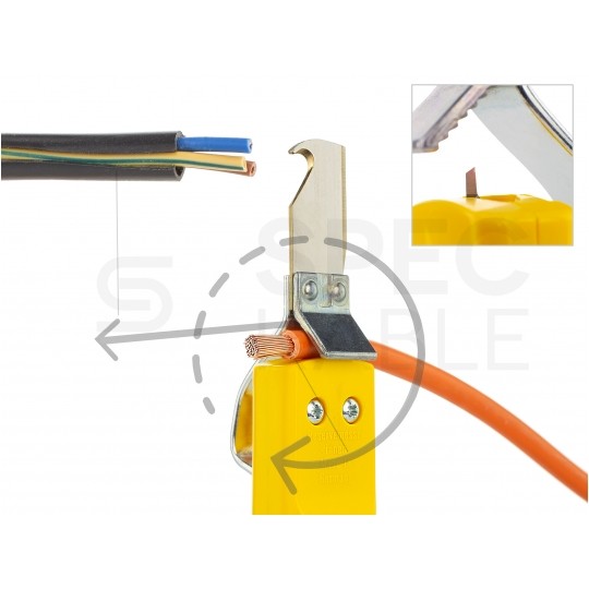 Zestaw wkrętaków 4xPŁ + 2xPH 1000V KNIPEX + Nóż hakowy do kabli 8-28mm JOKARI