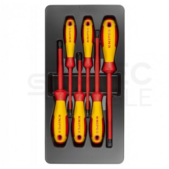 Zestaw wkrętaków 4xPŁ + 2xPH 1000V KNIPEX + Nóż hakowy do kabli 8-28mm JOKARI