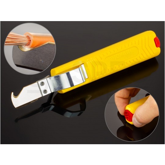 Zestaw wkrętaków 4xPŁ + 2xPH 1000V KNIPEX + Nóż hakowy do kabli 8-28mm JOKARI