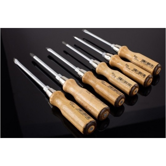 Zestaw wkrętaków 4xPŁ + 2xPH drewniana rękojeść WERA