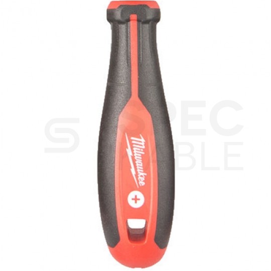 Zestaw wkrętaków 6 sztuk: 4x płaskie PŁ + 2x krzyżowe PH MILWAUKEE