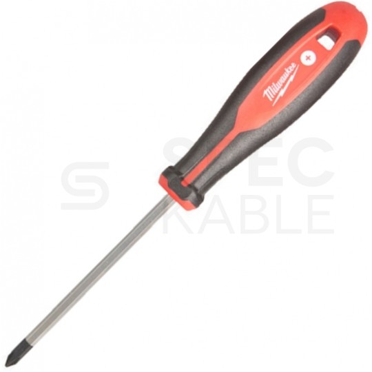 Zestaw wkrętaków 6 sztuk: 4x płaskie PŁ + 2x krzyżowe PH MILWAUKEE