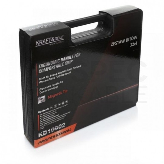 Zestaw wkrętaków i bitów 32sztl. Kraft&Dele