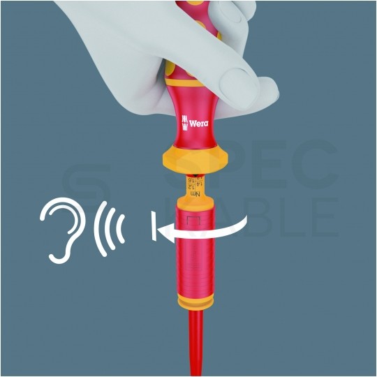 Zestaw wkrętaków izolowanych dla elektryka 15 sztuk: rękojeść dynamometryczna 1,2-3 Nm + 4x płaskie PŁ + 2x krzyżowe PH + 2x PZ + 4x gwiazdkowe TX + próbnik + etui 1kV VDE Kompakt Take it easy WERA