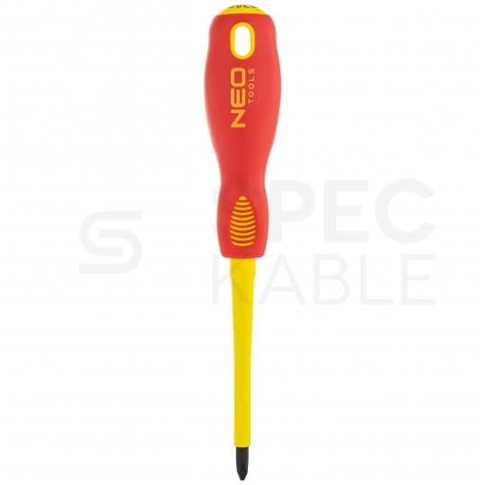 Zestaw wkrętaków izolowanych dla elektryka 5 sztuk: 3x płaskie PŁ + 2x krzyżowe PH 1kV NEO 04-220