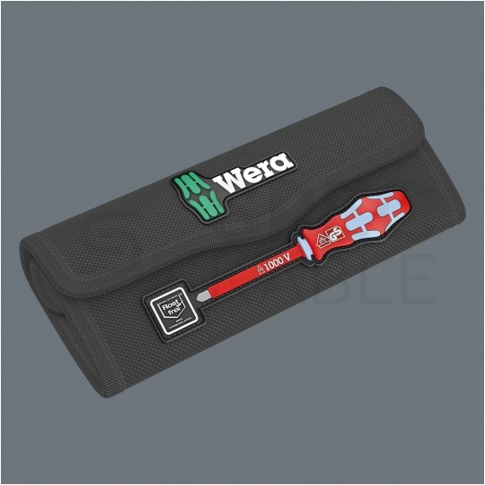 Zestaw wkrętaków izolowanych dla elektryka 8 sztuk: rękojeść + 7x gwiazdkowe TX + etui 1kV VDE Kompakt WERA