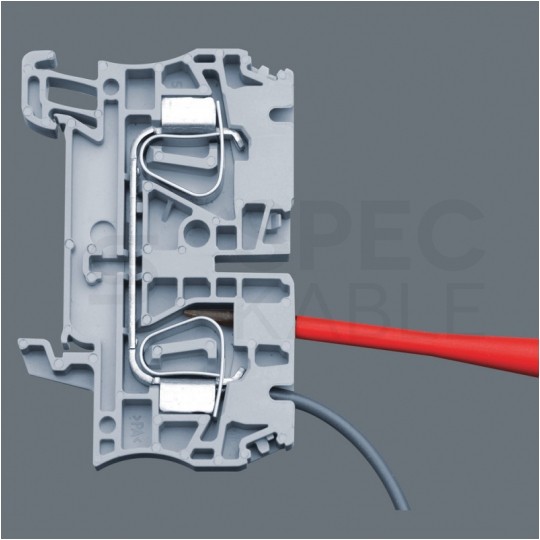 Zestaw wkrętaków izolowanych ze zredukowaną średnicą trzpienia i rękojeści dla elektryka VDE 1kV 7 szt WERA