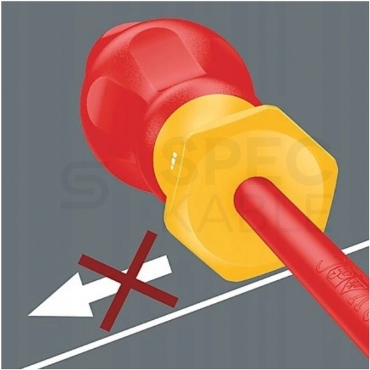 Zestaw wkrętaków izolowanych ze zredukowaną średnicą trzpienia i rękojeści dla elektryka VDE 1kV 7 szt WERA