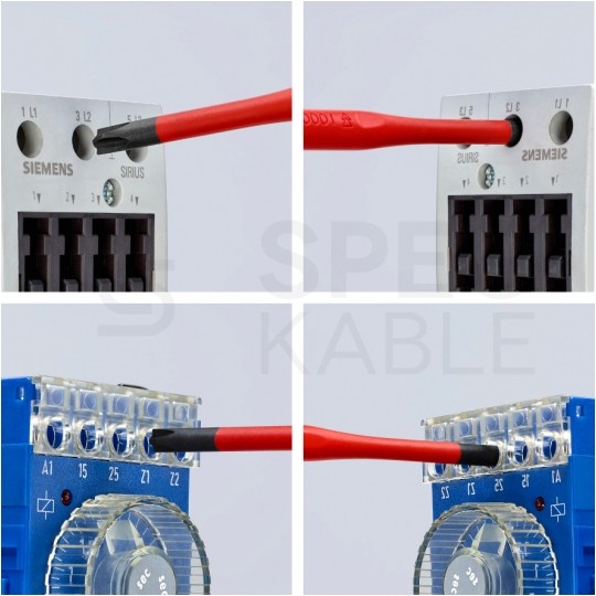 Zestaw Wkrętaków SLIM izolowanych VDE 1kV dla elektryka Komplet 6szt. (2xPłaski + 2xPZ + 2xPH) KNIPEX 00 20 12 V04