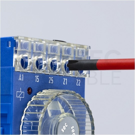 Zestaw Wkrętaków SLIM izolowanych VDE 1kV dla elektryka Komplet 6szt. (2xPłaski + 2xPZ + 2xPH) KNIPEX 00 20 12 V04