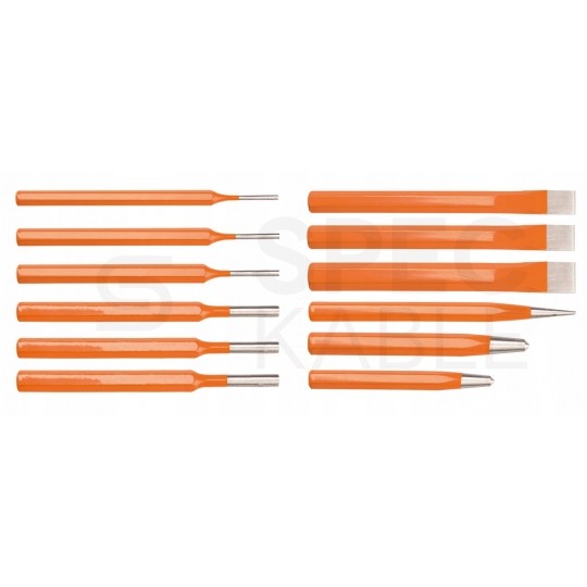 Zestaw wybijaków, przecinaków, punktaków 12szt. NEO