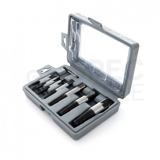 Zestaw wykrętaków do zerwanych śrub 8szt. Kraft&Dele