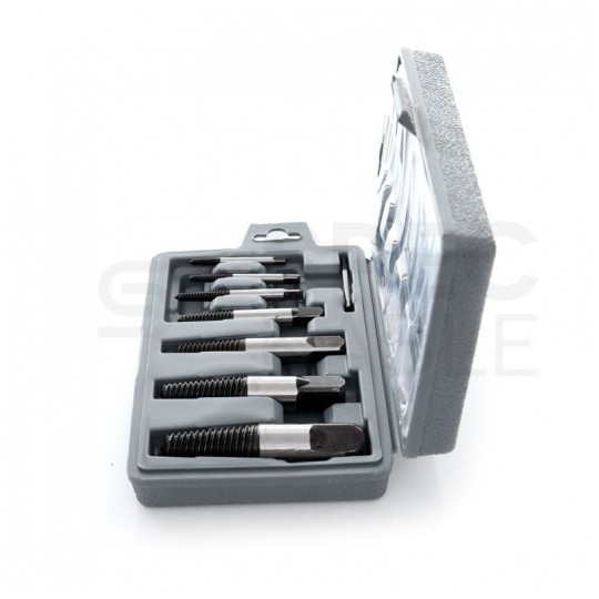 Zestaw wykrętaków do zerwanych śrub 8szt. Kraft&Dele