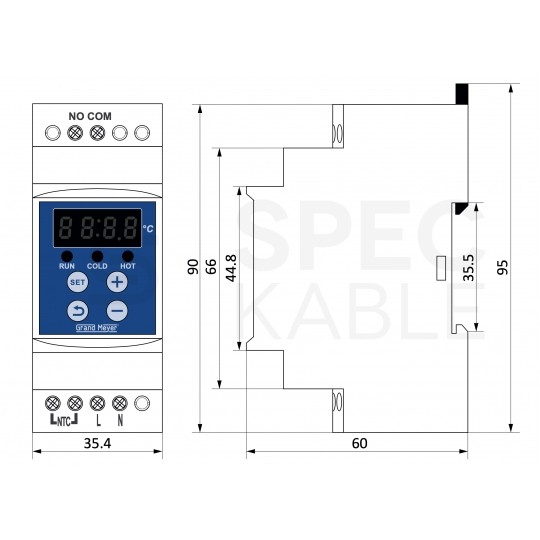 Zewnętrzny sterownik temperatury SMM-9050 GRAND MEYER