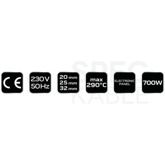 Zgrzewarka do rur z tworzyw sztucznych 700W 20-32mm NEO