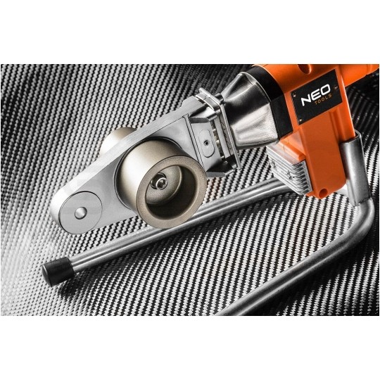 Zgrzewarka sieciowa 230V 900W do rur z tworzyw sztucznych PCV PP o średnicy max. 63mm w walizce NEO 21-003