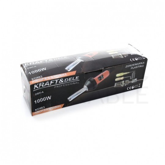 Zgrzewarka spawarka do plastiku plandek 1000W Kraft&Dele