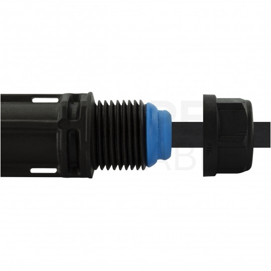 Złącze bezpiecznikowe solarne MC4 1000V DC 15A IP68 na 0,5m przewodzie solarnym MC4 6mm2 Staubli Multi-Contact