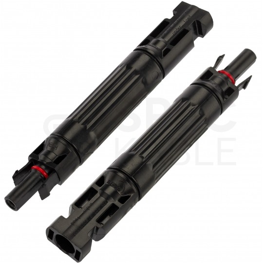 Złącze bezpiecznikowe solarne MC4 1000V DC 32A IP67 na wkładki topikowe cylindryczne 10x38mm VCX