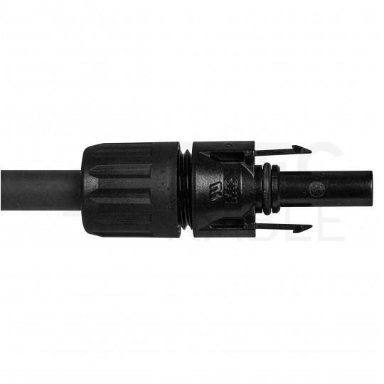 Złącze bezpiecznikowe solarne MC4 1500V DC 15A IP68 na 0,5m przewodzie solarnym MC4 6mm2 Staubli Multi-Contact