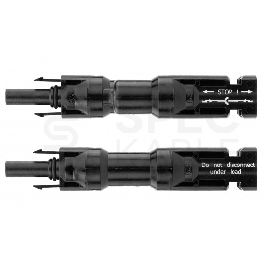 Złącze solarne MC4 dwójnik równoległy fotowoltaiczny PV IP67 Staubli Multi-Contact 1x gniazdo(+) -> 2x wtyk(-)