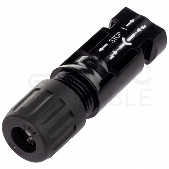 Złącze solarne MC4 komplet (wtyk + gniazdo) Konektor na przewód 4-6mm2 1000V IP68 Staubli (Multi-Contact)