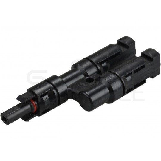 Złącze solarne typu MC4 dwójnik równoległy fotowoltaiczny PV IP67 NEKU Komplet 2szt. (1szt. gniazdo -> 2x wtyk + 1szt. wtyk -> 2x gniazdo)