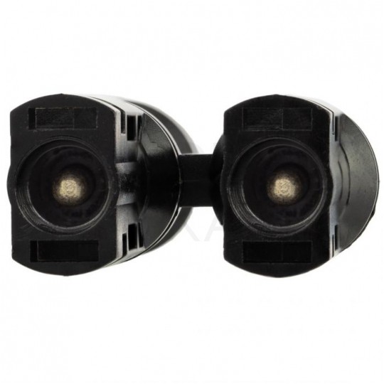 Złącze solarne typu MC4 dwójnik równoległy fotowoltaiczny PV IP67 VCX Komplet 2szt. (1szt. gniazdo -> 2x wtyk + 1szt. wtyk -> 2x gniazdo)