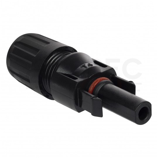 Złącze solarne typu MC4 Komplet (wtyk + gniazdo) Konektor na przewód 4-6mm2 IP67 1000V NEKU 100szt