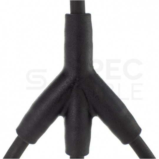 Złącze solarne typu MC4 na kablu trójnik równoległy fotowoltaiczny PV IP67 VCX Komplet 2szt. (1szt. gniazdo -> 3x wtyk + 1szt. wtyk -> 3x gniazdo)