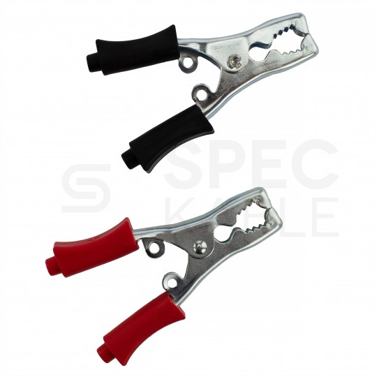 Złącze typu Krokodyl 40A izolowane czerwone