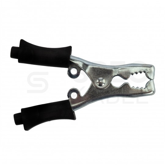 Złącze typu Krokodyl 40A izolowane Komplet 2szt (czarne + czerwone)