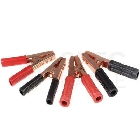 Złącze typu Krokodyl duży 600A izolowany czarny miedziowany Maclean