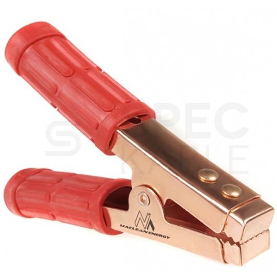 Złącze typu Krokodyl duży 600A izolowany czarny miedziowany Maclean