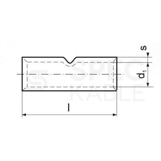 Złączka kablowa nieizolowana typ KLA 6-20 na przewody 6mm2 miedziana cynowana galwanicznie 100szt.