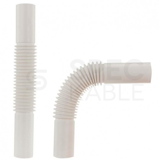 Złączka karbowana ZCL-22 biała do rur elektroinstalacyjnych gładkich RLm-22 i peszli PUDEŁKO 100szt.