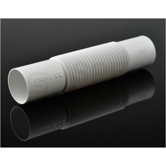 Złączka karbowana ZCL-40 biała do rur elektroinstalacyjnych gładkich RLm-40 i peszli PUDEŁKO 30szt.