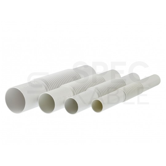 Złączka karbowana ZCL-40 biała do rur elektroinstalacyjnych gładkich RLm-40 i peszli PUDEŁKO 30szt.