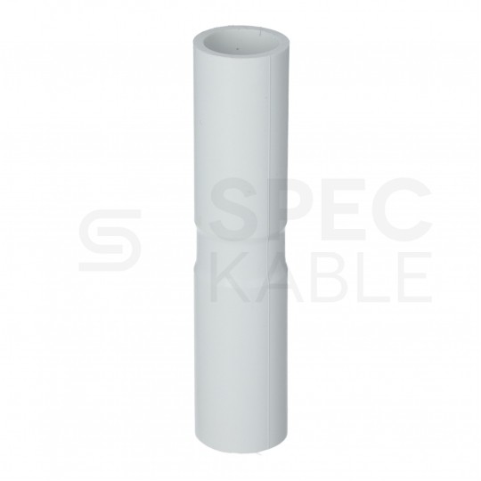 Złączka odgromowa prosta ZPO 20mm dwukielichowa biała ELMARK